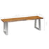 Rustika Rowe -  3 Piece Dining Set Solid Acacia Wood Brown